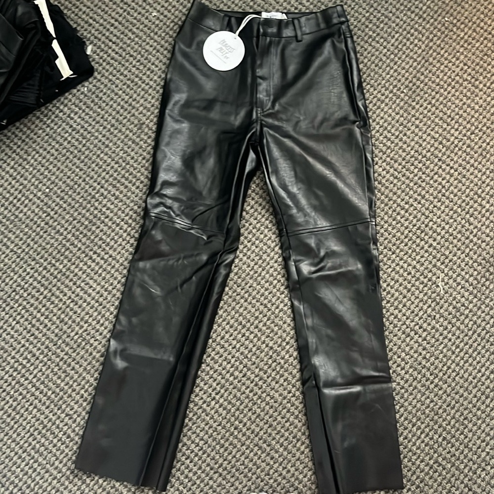 Princess polly faux leather pants!